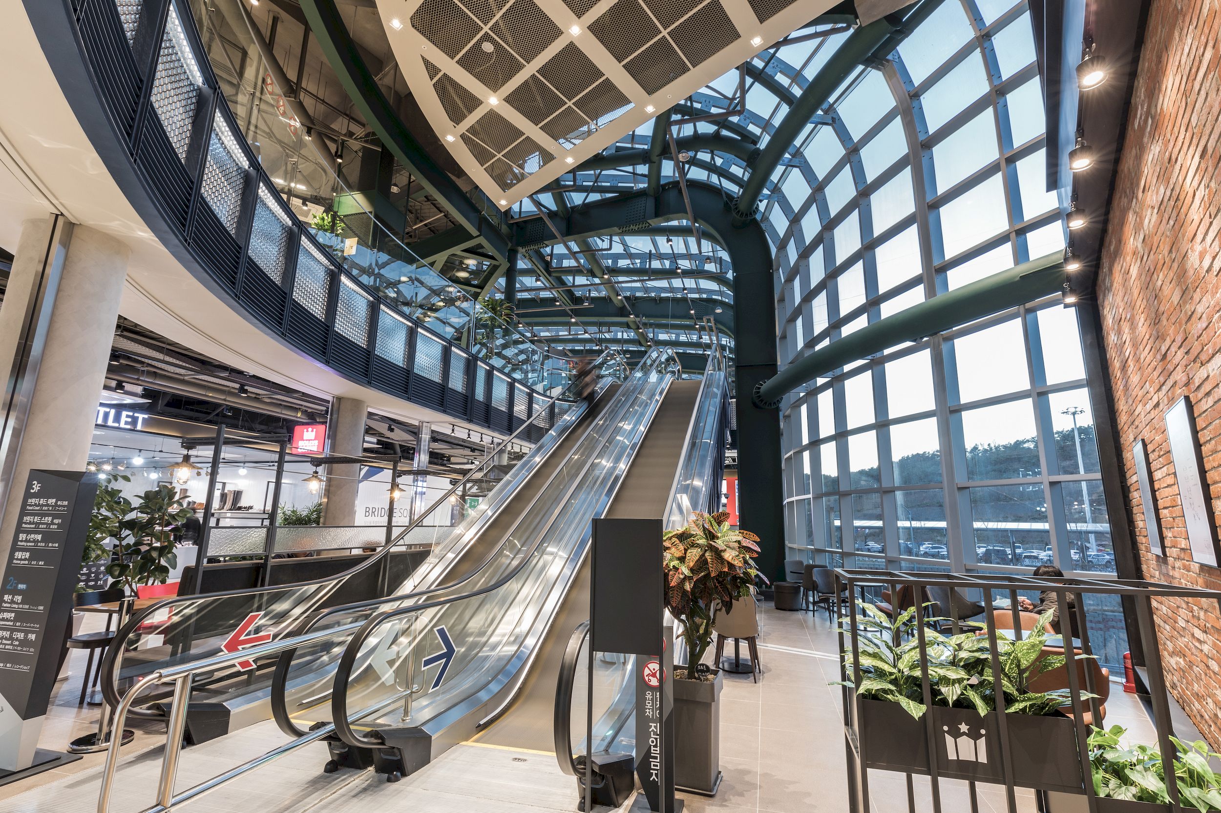 시흥하늘휴게소 전문 식당가